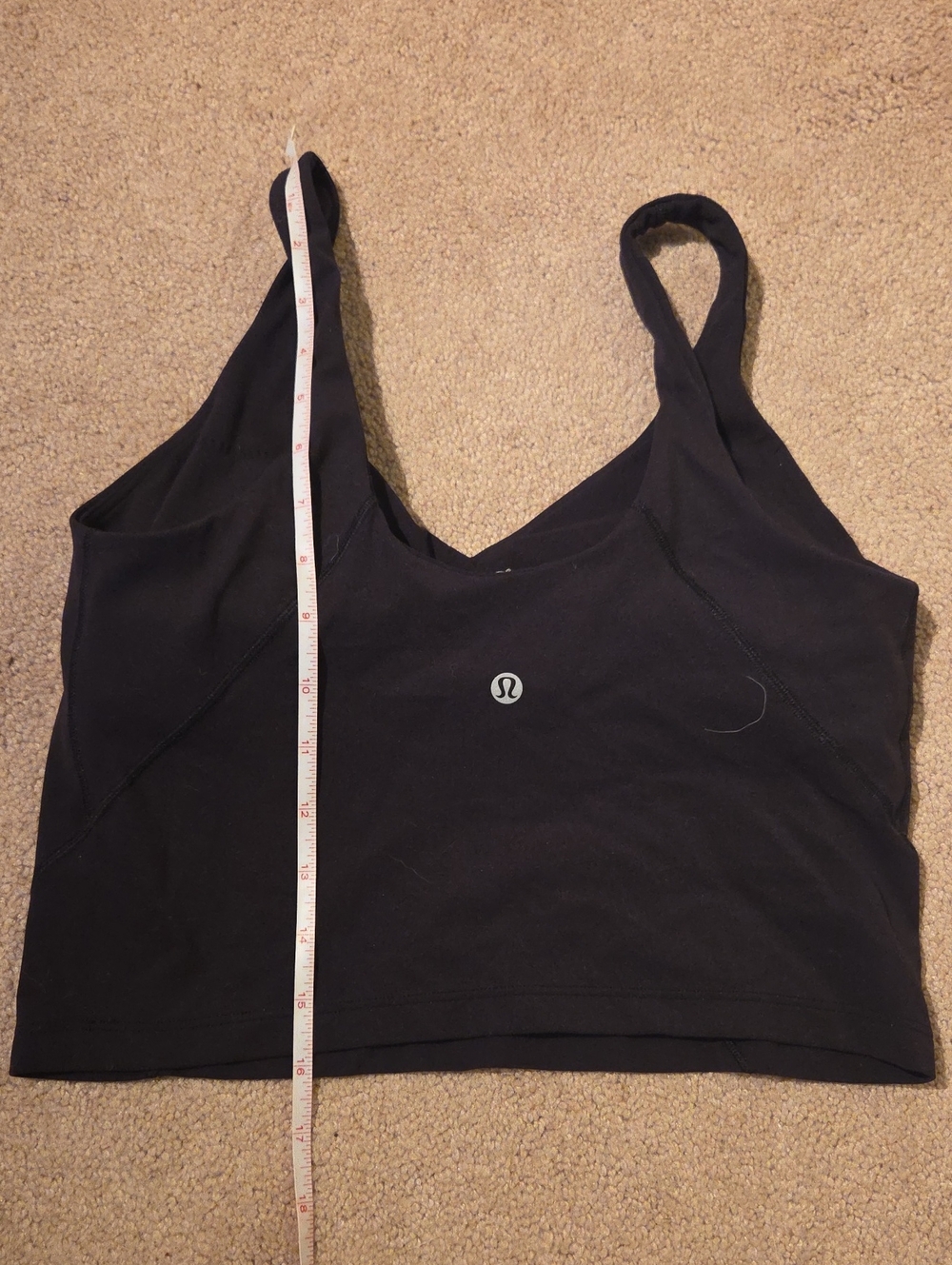 Lululemon athletica Black Athletic Sportsbra/tank top
